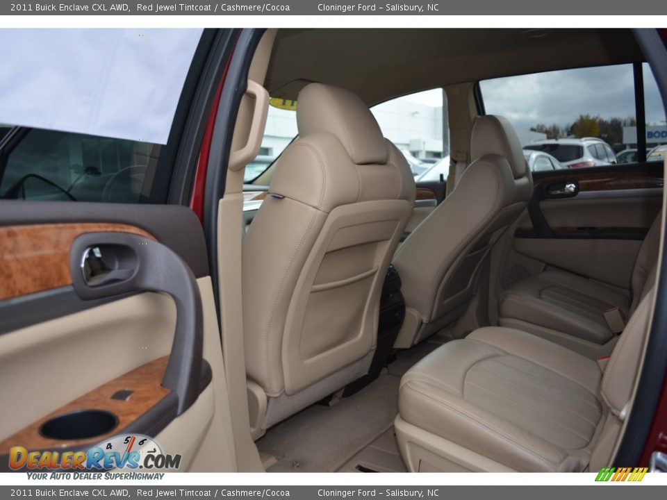 2011 Buick Enclave CXL AWD Red Jewel Tintcoat / Cashmere/Cocoa Photo #13