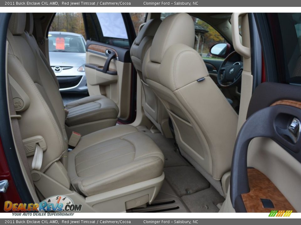 2011 Buick Enclave CXL AWD Red Jewel Tintcoat / Cashmere/Cocoa Photo #16