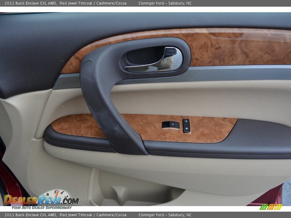 2011 Buick Enclave CXL AWD Red Jewel Tintcoat / Cashmere/Cocoa Photo #17
