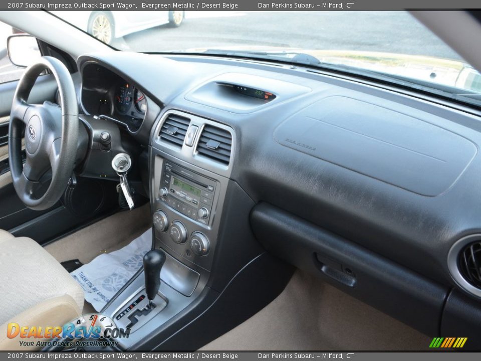 2007 Subaru Impreza Outback Sport Wagon Evergreen Metallic / Desert Beige Photo #9