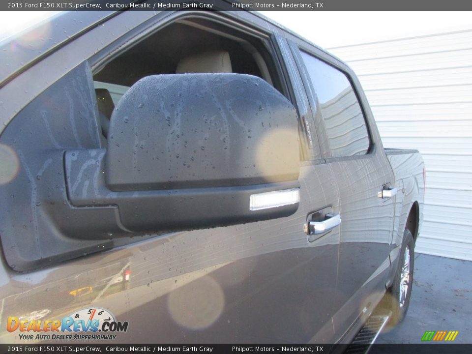 2015 Ford F150 XLT SuperCrew Caribou Metallic / Medium Earth Gray Photo #13