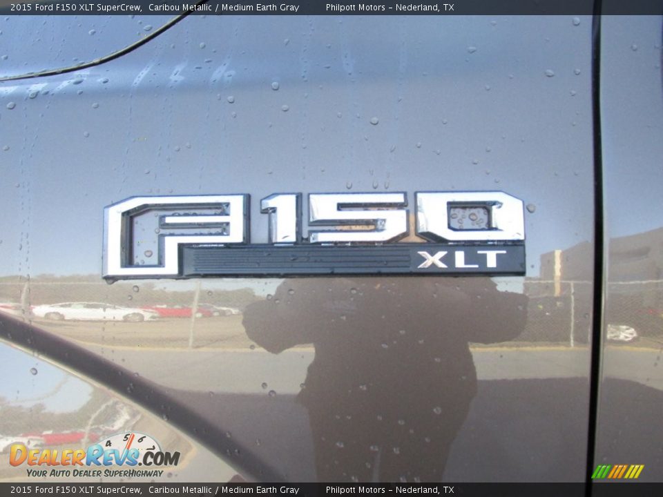 2015 Ford F150 XLT SuperCrew Caribou Metallic / Medium Earth Gray Photo #14