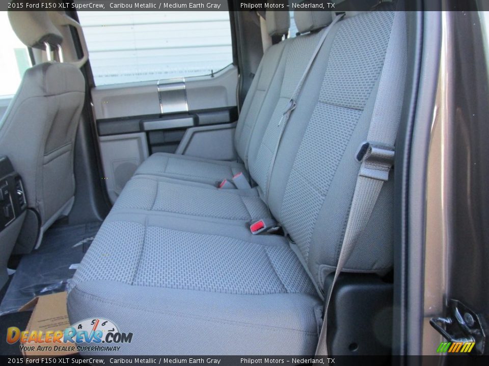 2015 Ford F150 XLT SuperCrew Caribou Metallic / Medium Earth Gray Photo #19