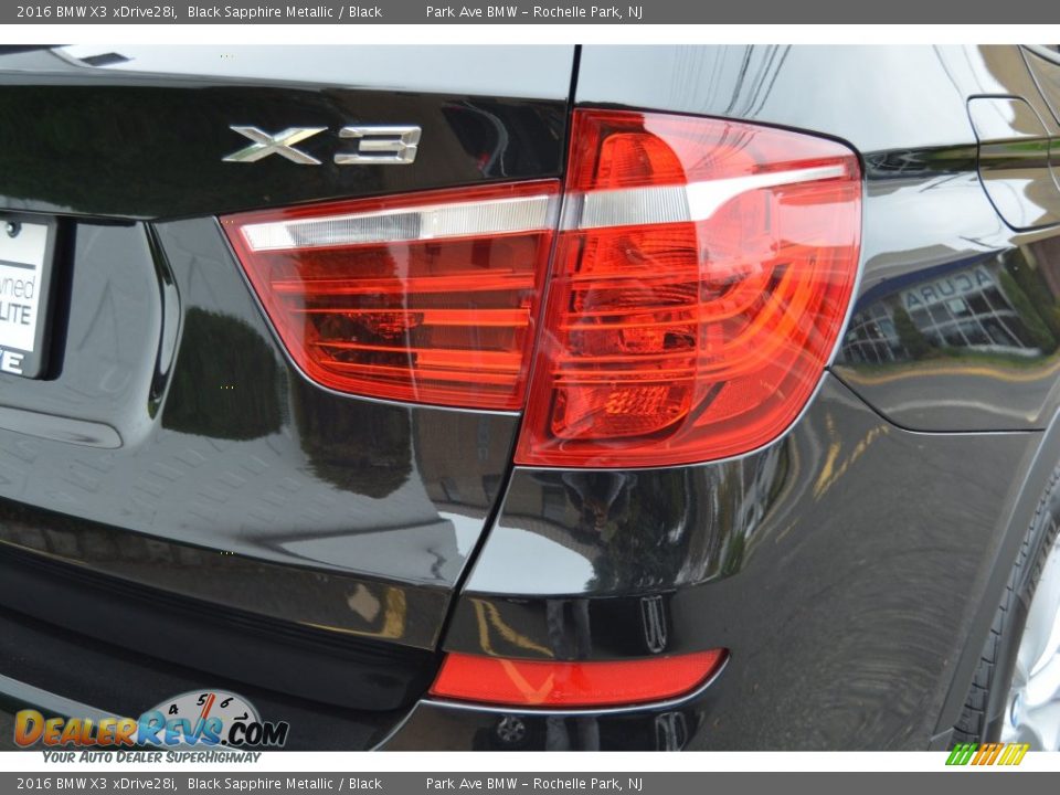 2016 BMW X3 xDrive28i Black Sapphire Metallic / Black Photo #23