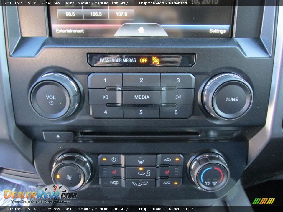 2015 Ford F150 XLT SuperCrew Caribou Metallic / Medium Earth Gray Photo #27