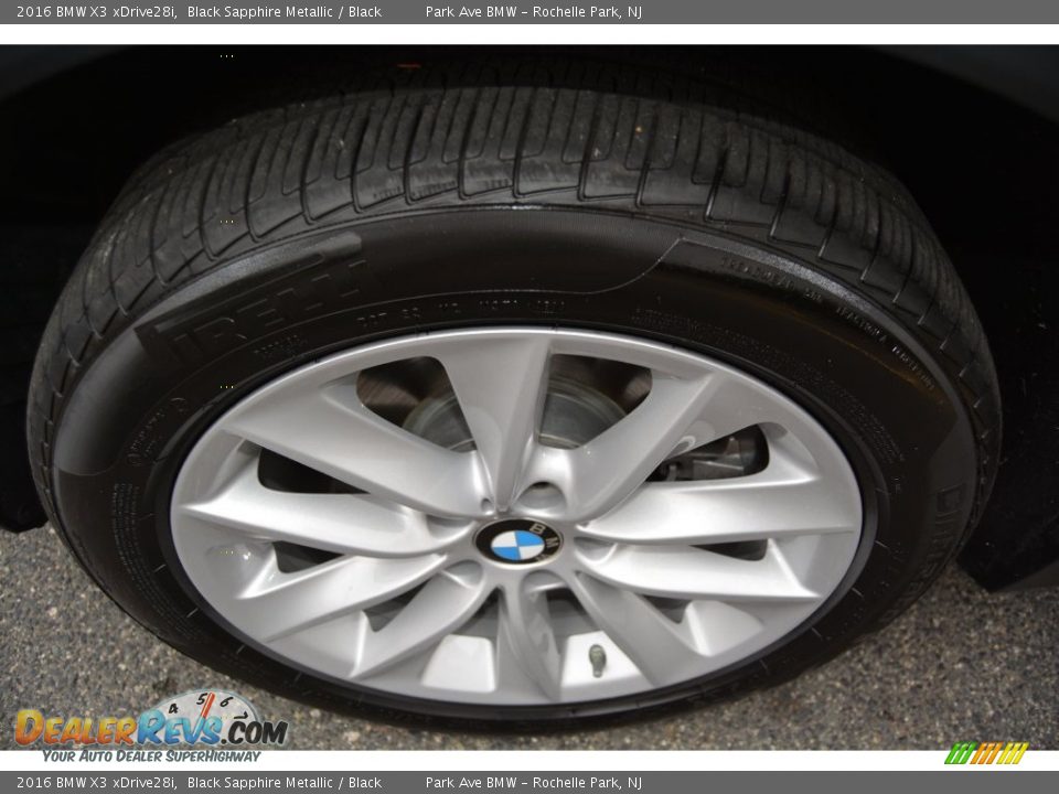 2016 BMW X3 xDrive28i Black Sapphire Metallic / Black Photo #33
