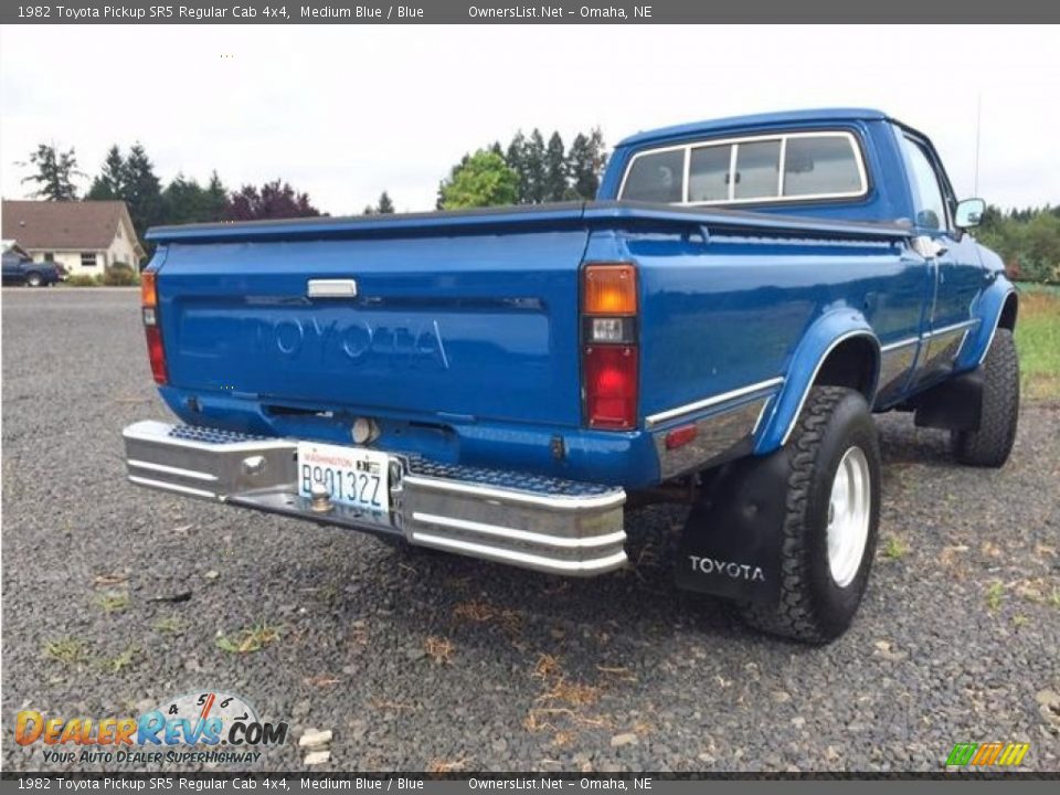 Medium Blue 1982 Toyota Pickup SR5 Regular Cab 4x4 Photo #3