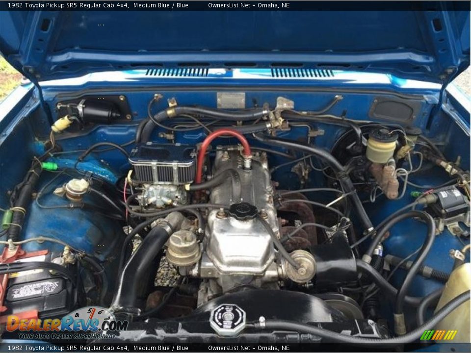 1982 Toyota Pickup SR5 Regular Cab 4x4 2.4 Liter SOHC 8-Valve 22R 4 Cylinder Engine Photo #6