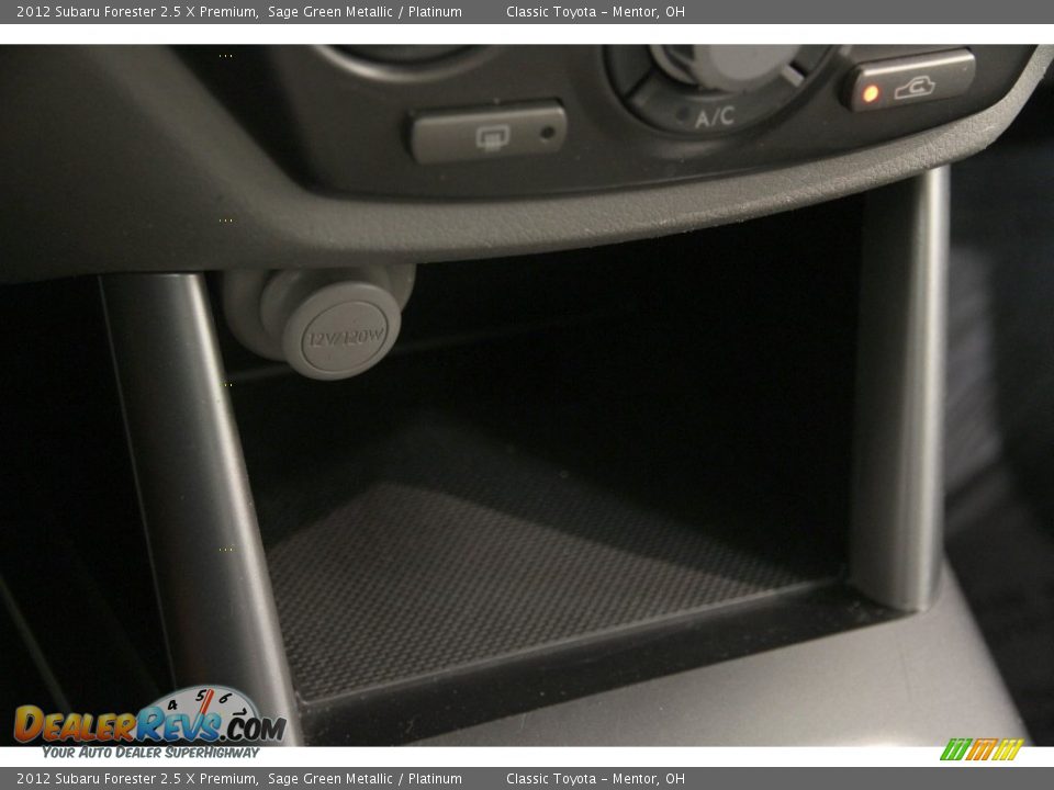 2012 Subaru Forester 2.5 X Premium Sage Green Metallic / Platinum Photo #12