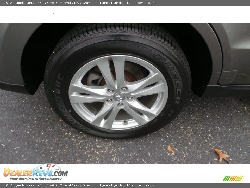2012 Hyundai Santa Fe SE V6 AWD Mineral Gray / Gray Photo #10