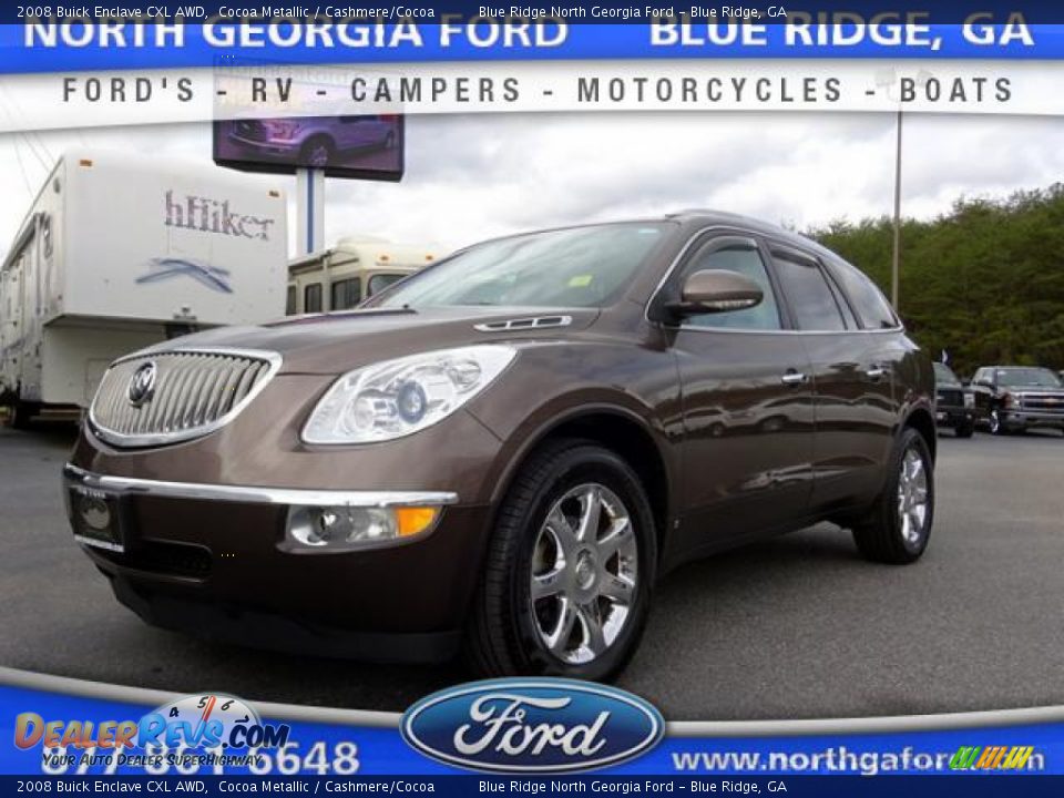 2008 Buick Enclave CXL AWD Cocoa Metallic / Cashmere/Cocoa Photo #1
