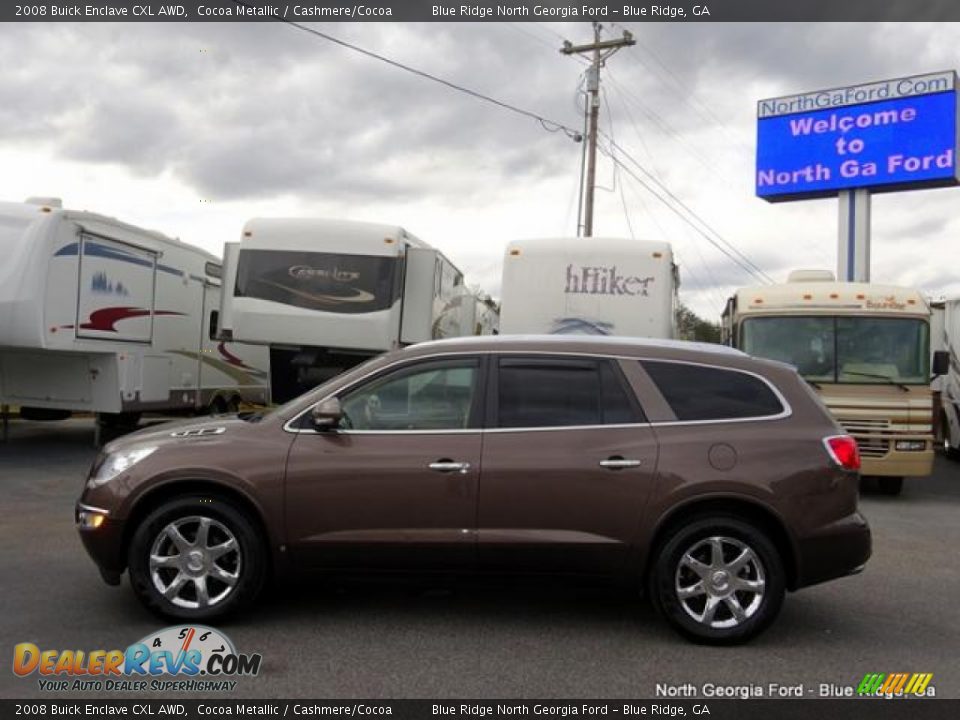 2008 Buick Enclave CXL AWD Cocoa Metallic / Cashmere/Cocoa Photo #2