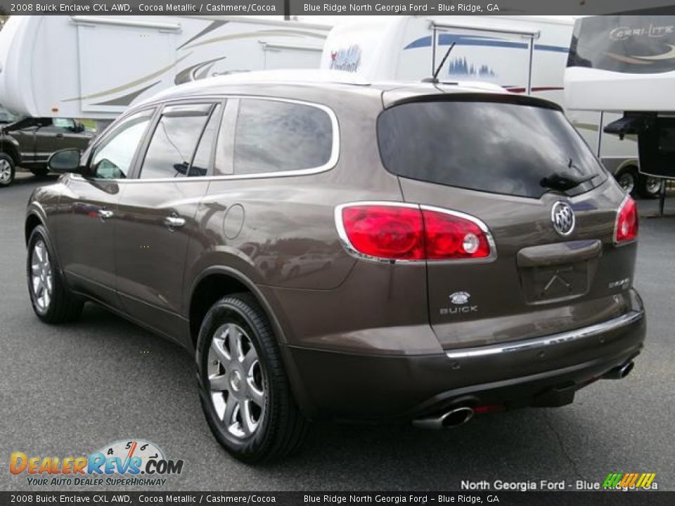 2008 Buick Enclave CXL AWD Cocoa Metallic / Cashmere/Cocoa Photo #3
