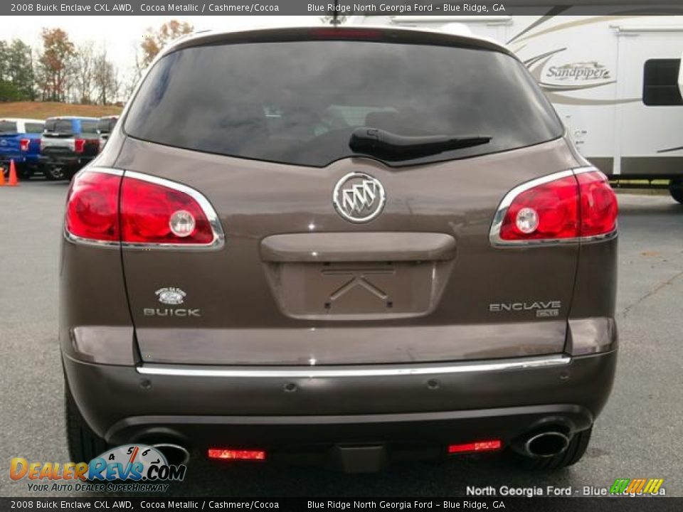 2008 Buick Enclave CXL AWD Cocoa Metallic / Cashmere/Cocoa Photo #4