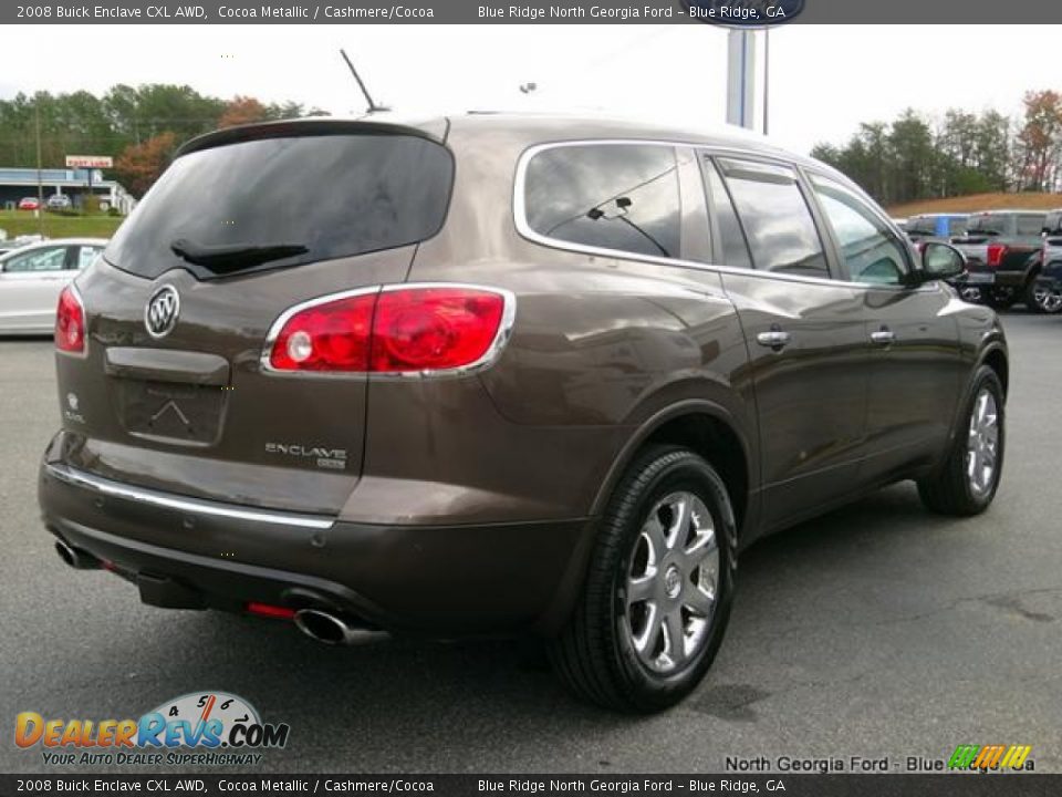 2008 Buick Enclave CXL AWD Cocoa Metallic / Cashmere/Cocoa Photo #5
