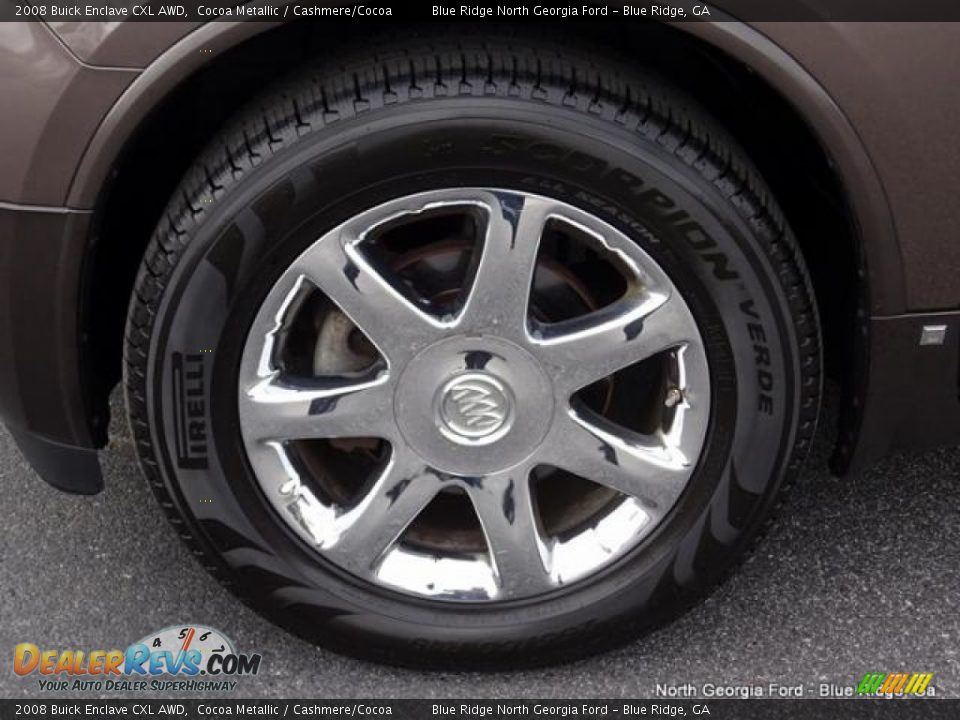 2008 Buick Enclave CXL AWD Cocoa Metallic / Cashmere/Cocoa Photo #9