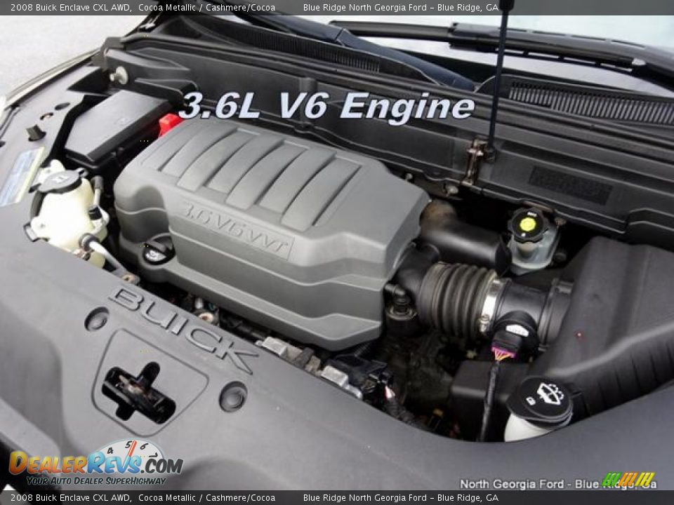 2008 Buick Enclave CXL AWD Cocoa Metallic / Cashmere/Cocoa Photo #10