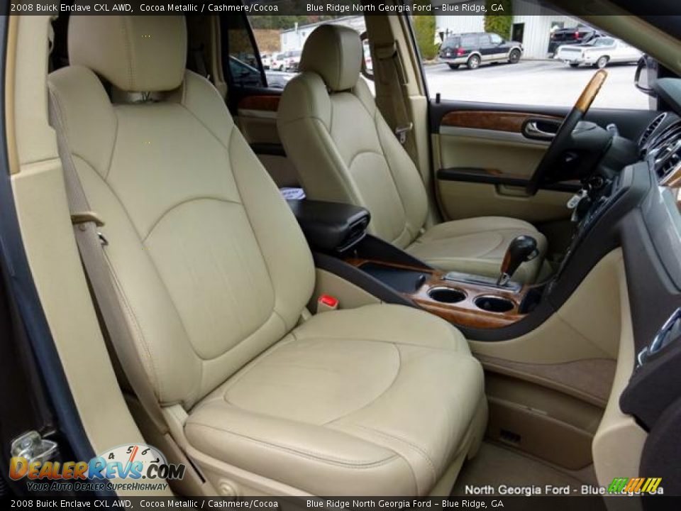 2008 Buick Enclave CXL AWD Cocoa Metallic / Cashmere/Cocoa Photo #12