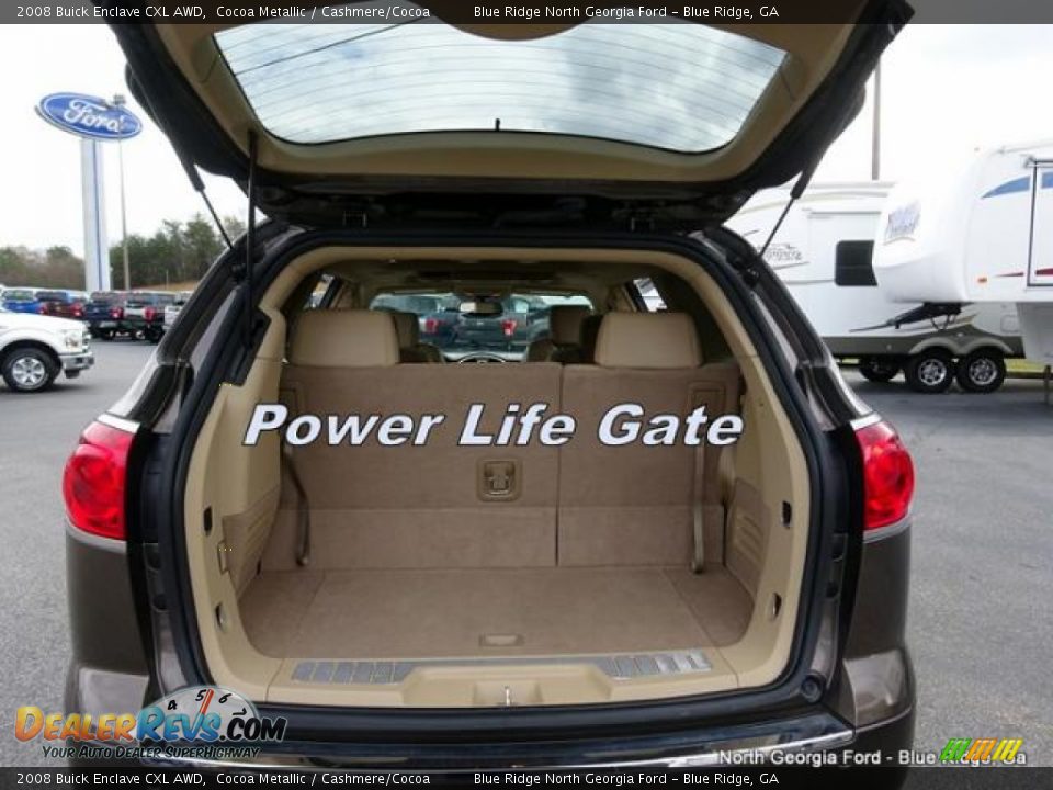 2008 Buick Enclave CXL AWD Cocoa Metallic / Cashmere/Cocoa Photo #16
