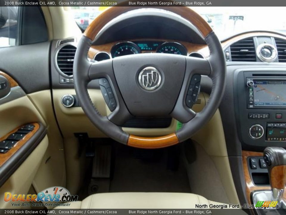 2008 Buick Enclave CXL AWD Cocoa Metallic / Cashmere/Cocoa Photo #19