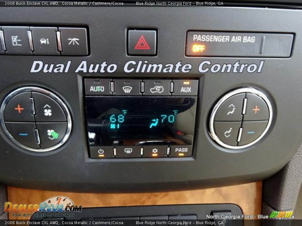2008 Buick Enclave CXL AWD Cocoa Metallic / Cashmere/Cocoa Photo #27