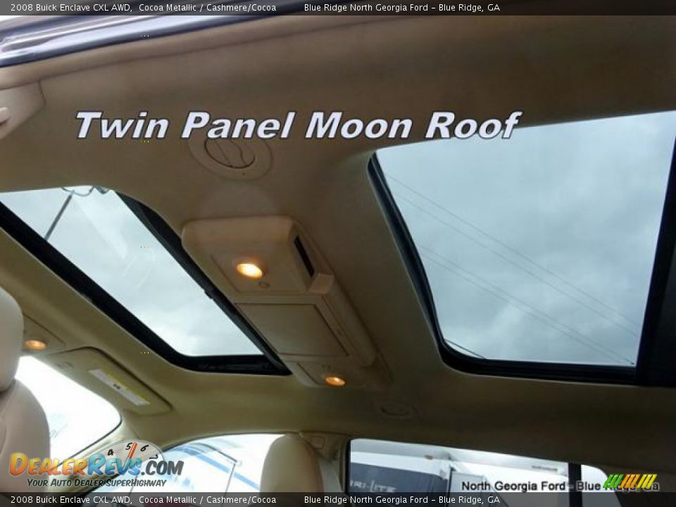 2008 Buick Enclave CXL AWD Cocoa Metallic / Cashmere/Cocoa Photo #31