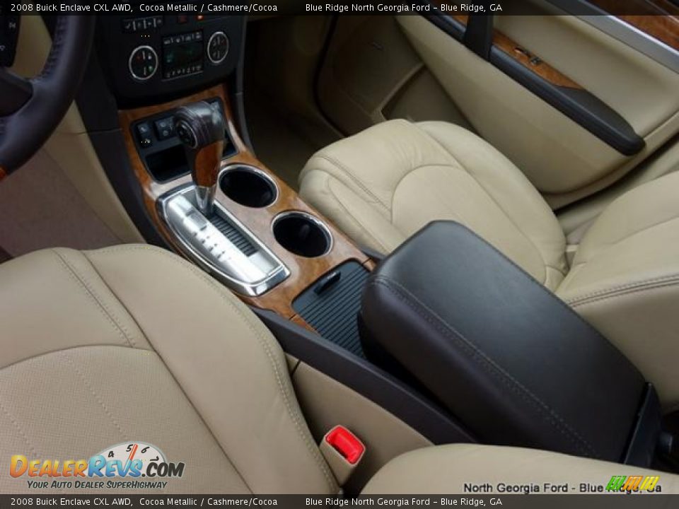 2008 Buick Enclave CXL AWD Cocoa Metallic / Cashmere/Cocoa Photo #32