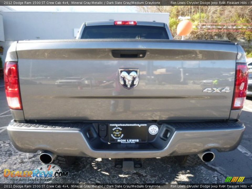 2012 Dodge Ram 1500 ST Crew Cab 4x4 Mineral Gray Metallic / Dark Slate Gray/Medium Graystone Photo #4