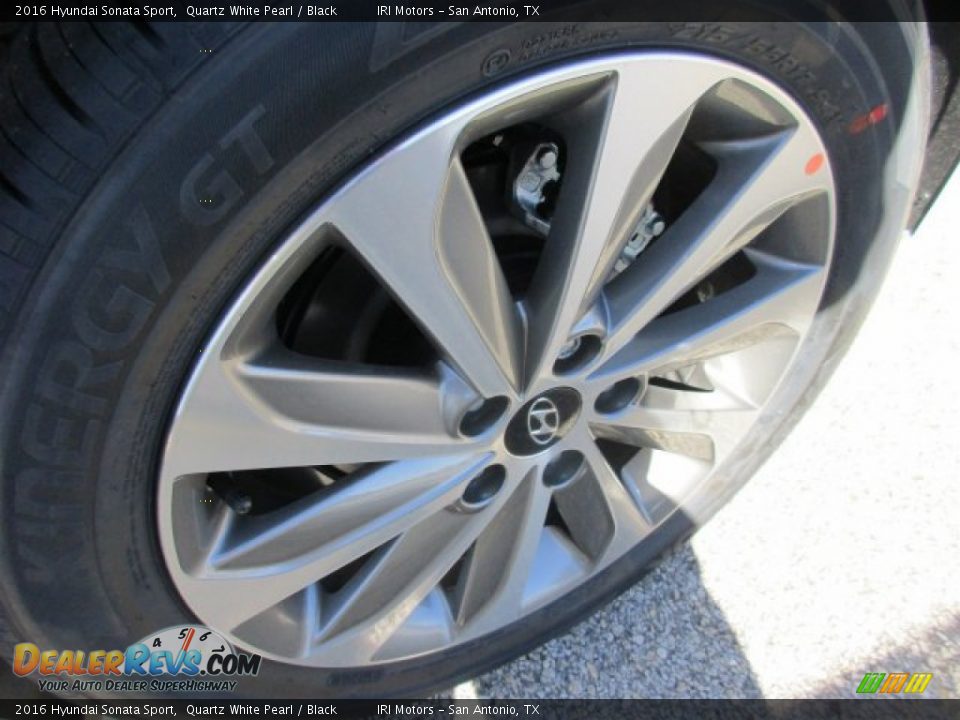 2016 Hyundai Sonata Sport Quartz White Pearl / Black Photo #3