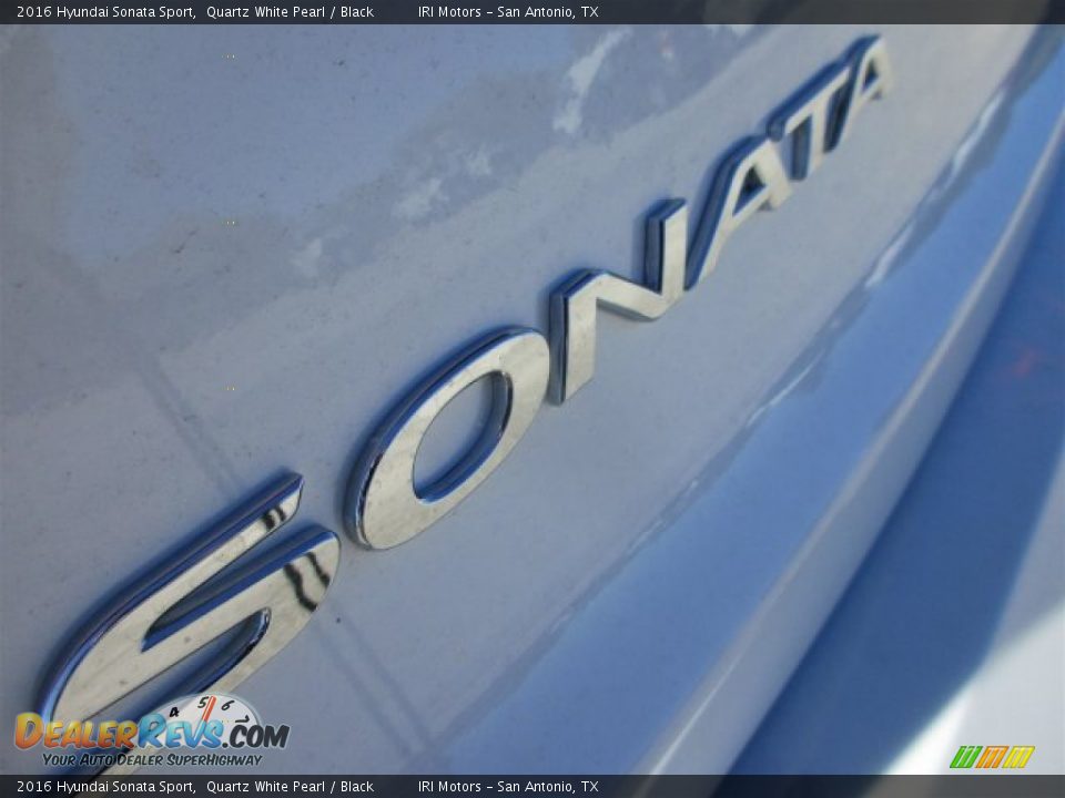 2016 Hyundai Sonata Sport Quartz White Pearl / Black Photo #5