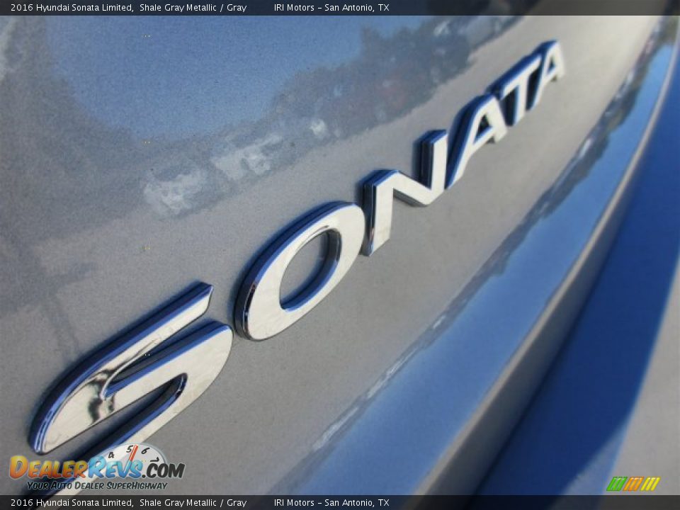 2016 Hyundai Sonata Limited Shale Gray Metallic / Gray Photo #5