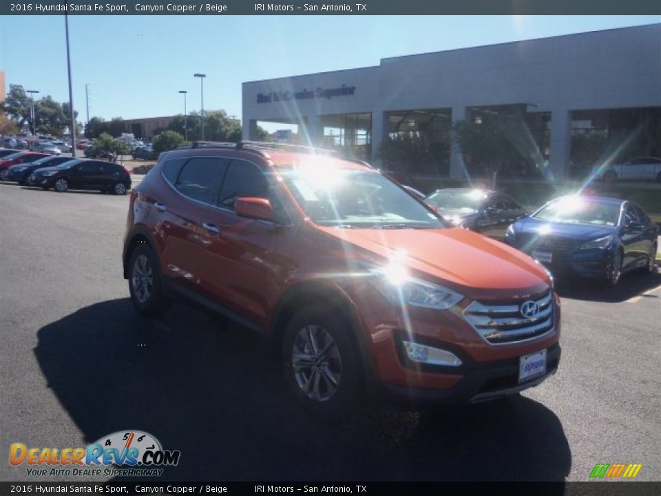 2016 Hyundai Santa Fe Sport Canyon Copper / Beige Photo #1