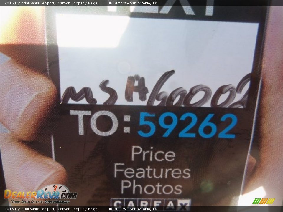 Dealer Info of 2016 Hyundai Santa Fe Sport  Photo #4