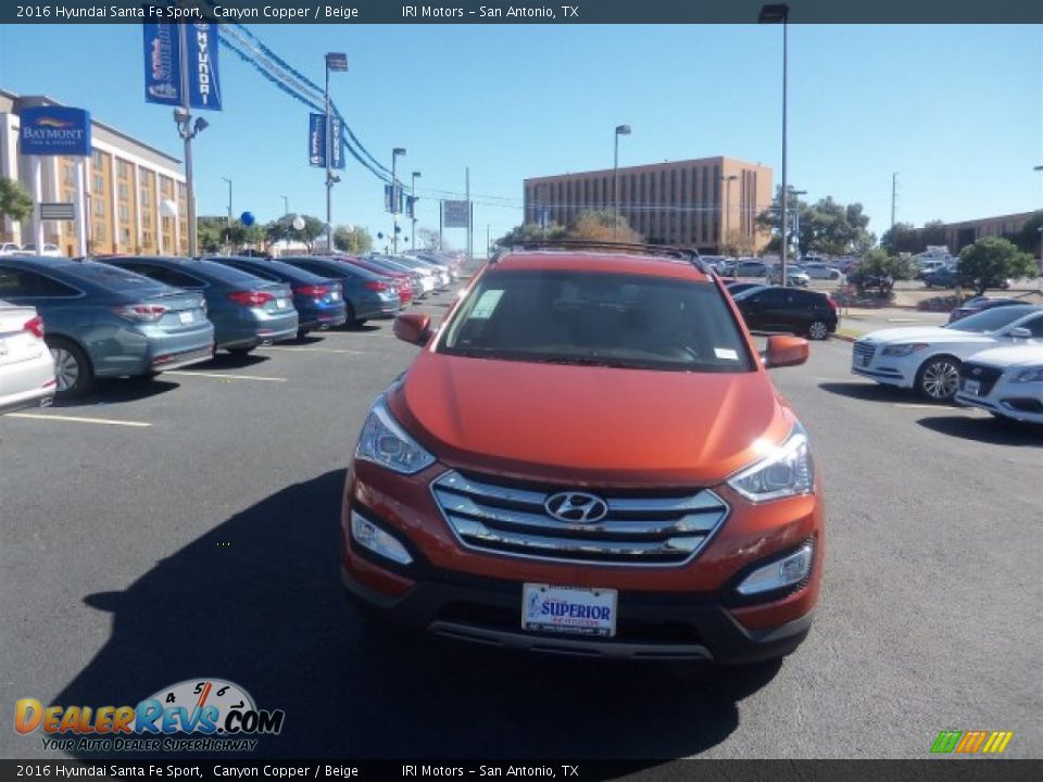 2016 Hyundai Santa Fe Sport Canyon Copper / Beige Photo #5