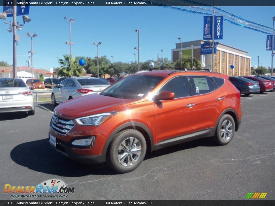 2016 Hyundai Santa Fe Sport Canyon Copper / Beige Photo #6