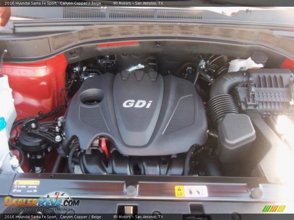 2016 Hyundai Santa Fe Sport Canyon Copper / Beige Photo #7
