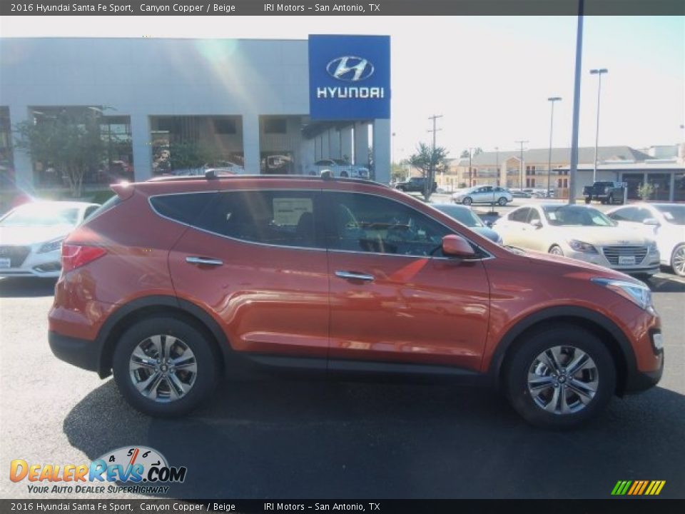 2016 Hyundai Santa Fe Sport Canyon Copper / Beige Photo #12