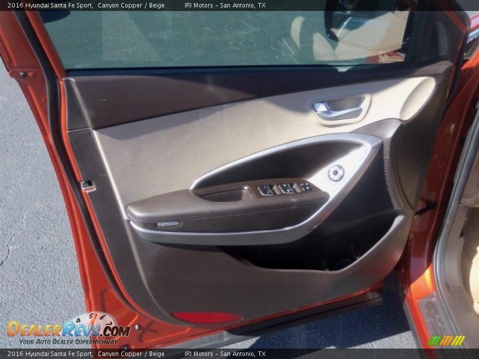 2016 Hyundai Santa Fe Sport Canyon Copper / Beige Photo #20