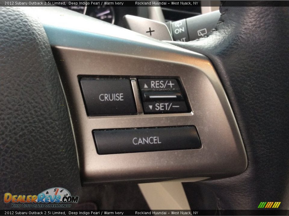2012 Subaru Outback 2.5i Limited Deep Indigo Pearl / Warm Ivory Photo #20