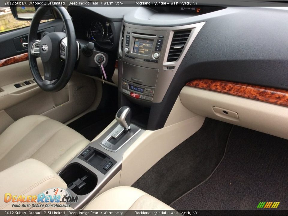 2012 Subaru Outback 2.5i Limited Deep Indigo Pearl / Warm Ivory Photo #26