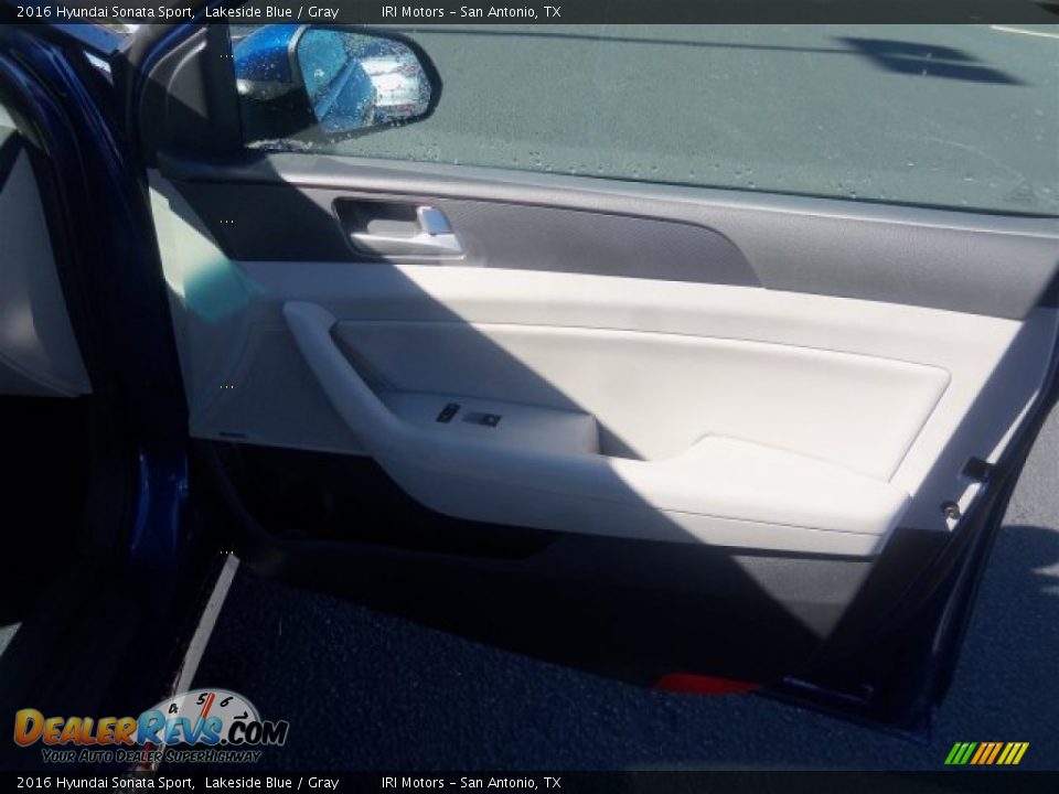 2016 Hyundai Sonata Sport Lakeside Blue / Gray Photo #13