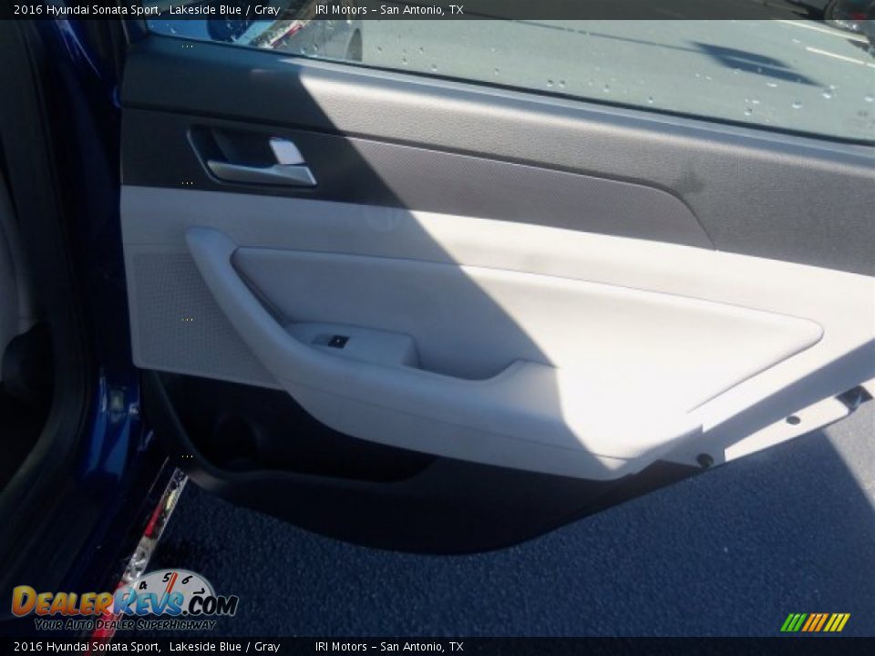 2016 Hyundai Sonata Sport Lakeside Blue / Gray Photo #15