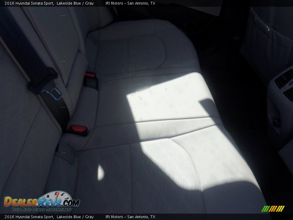 2016 Hyundai Sonata Sport Lakeside Blue / Gray Photo #16