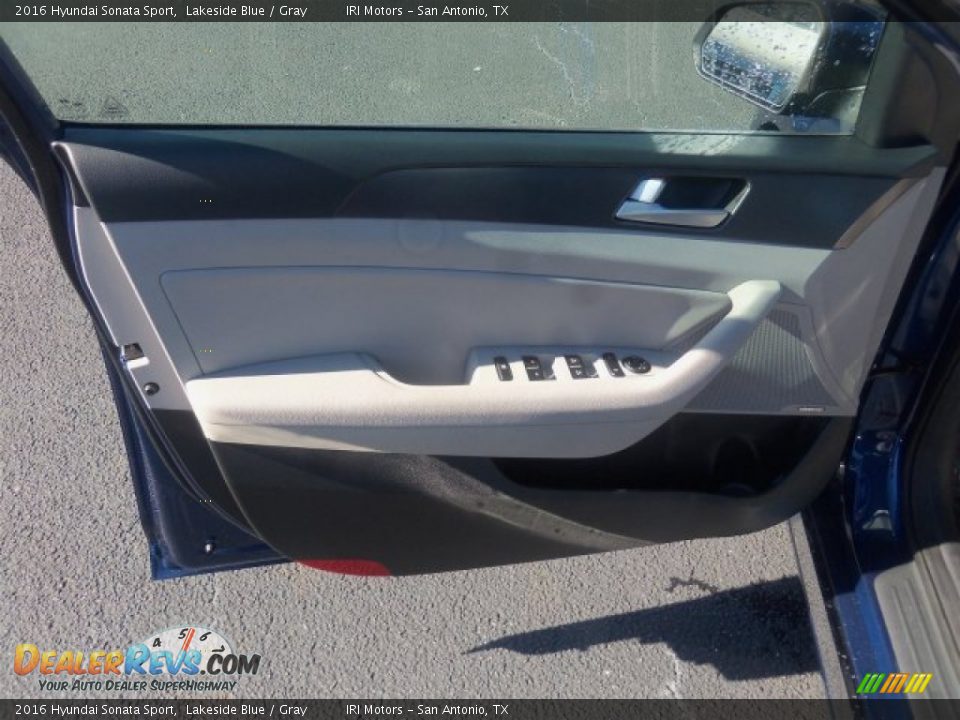 2016 Hyundai Sonata Sport Lakeside Blue / Gray Photo #20