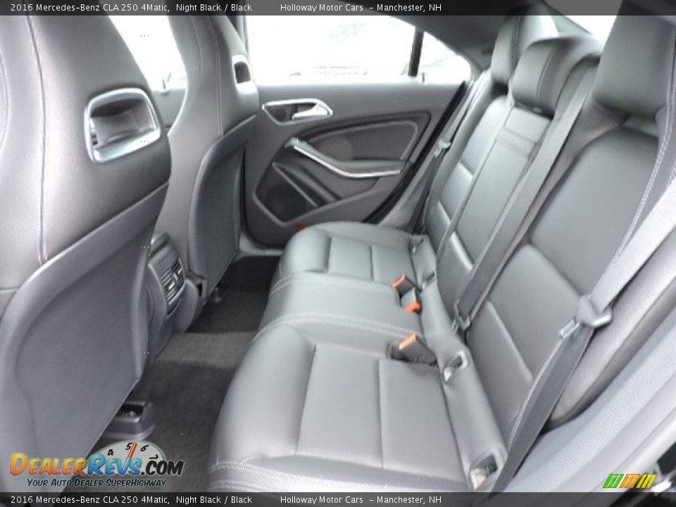 Rear Seat of 2016 Mercedes-Benz CLA 250 4Matic Photo #8