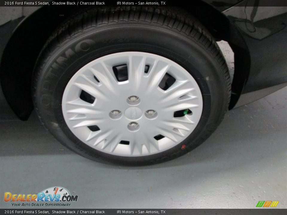 2016 Ford Fiesta S Sedan Shadow Black / Charcoal Black Photo #5