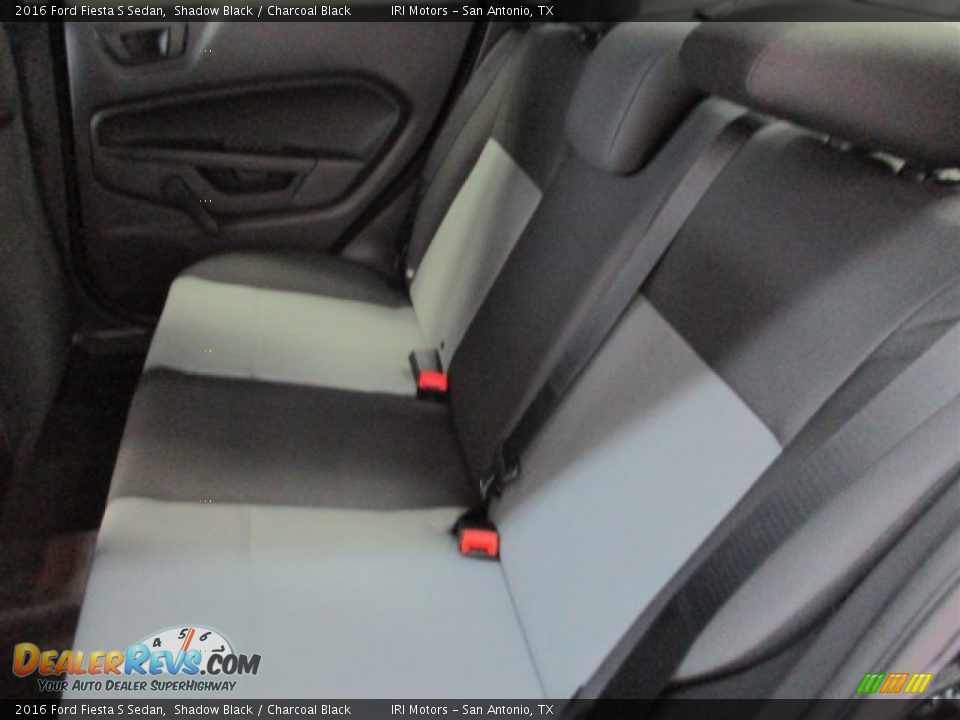 2016 Ford Fiesta S Sedan Shadow Black / Charcoal Black Photo #10