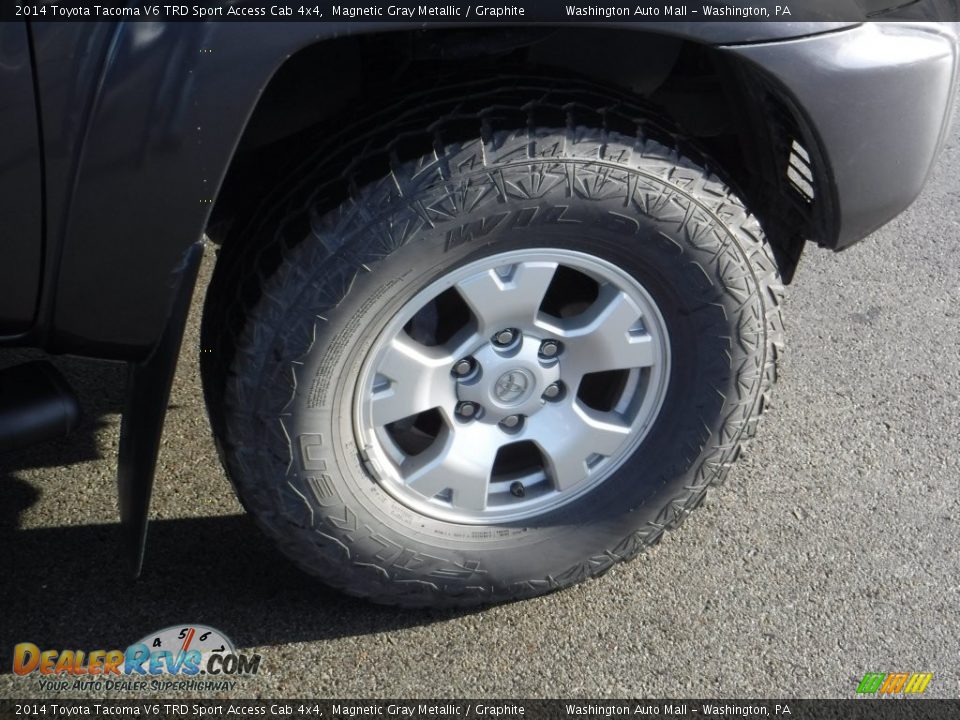 2014 Toyota Tacoma V6 TRD Sport Access Cab 4x4 Magnetic Gray Metallic / Graphite Photo #3