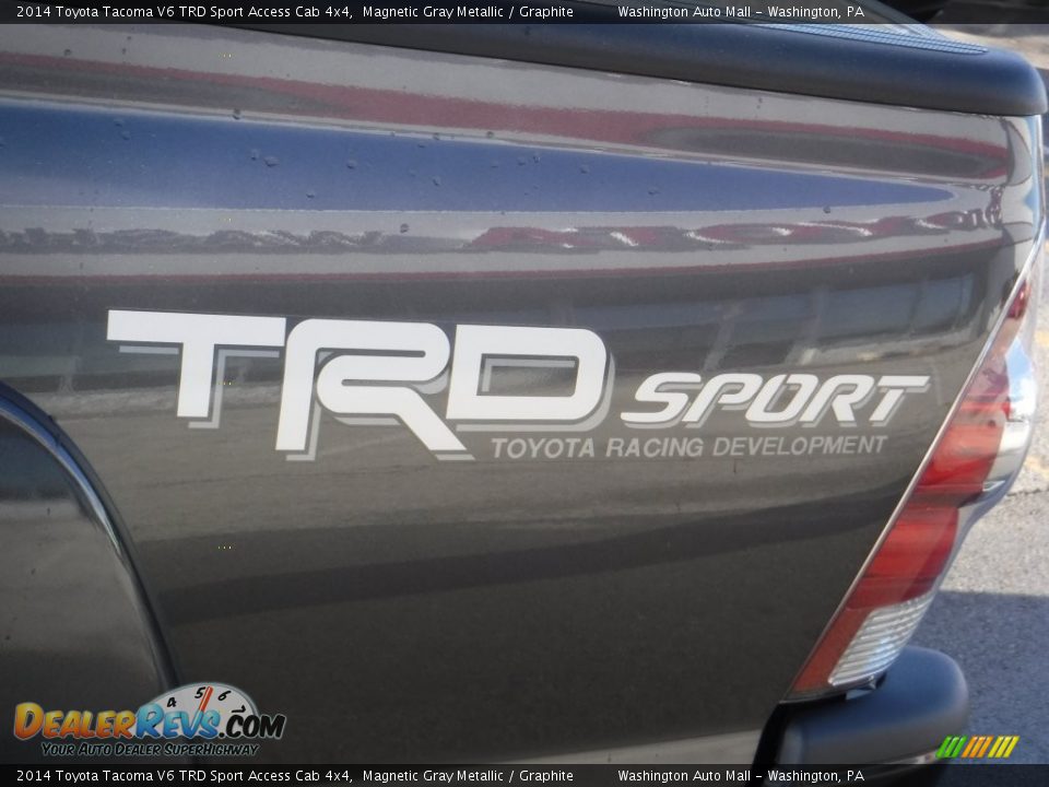 2014 Toyota Tacoma V6 TRD Sport Access Cab 4x4 Magnetic Gray Metallic / Graphite Photo #7