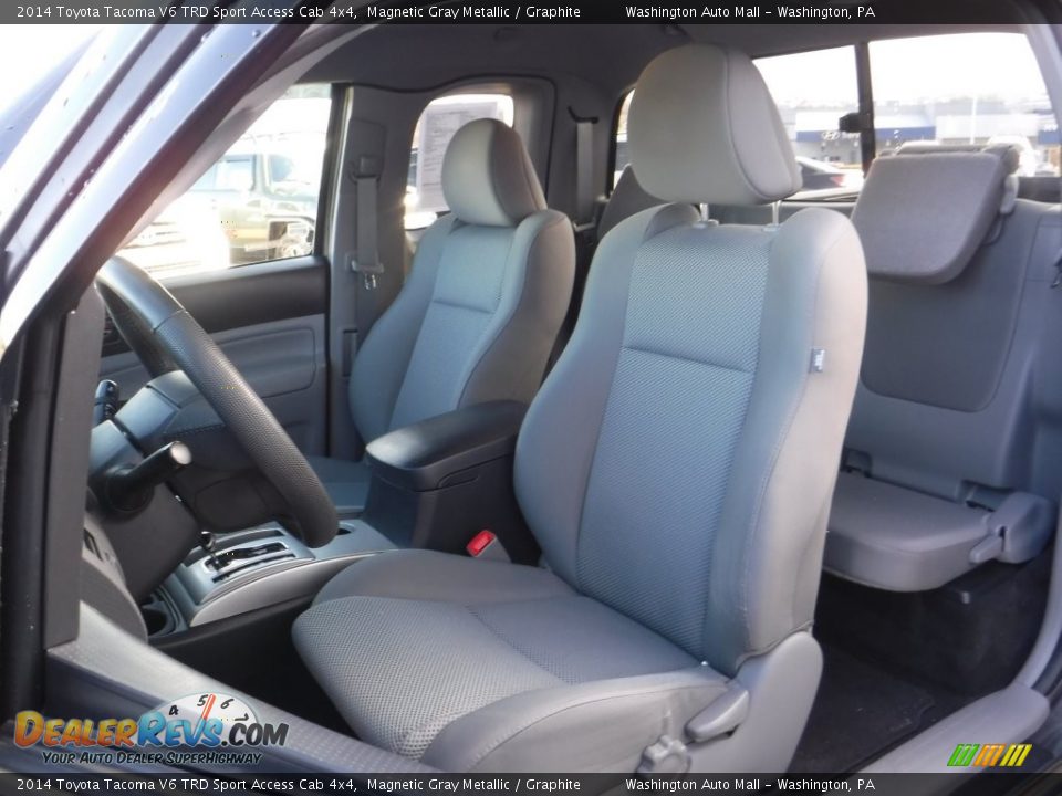 2014 Toyota Tacoma V6 TRD Sport Access Cab 4x4 Magnetic Gray Metallic / Graphite Photo #12